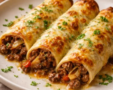 Keto Philly Cheesesteak Rolls