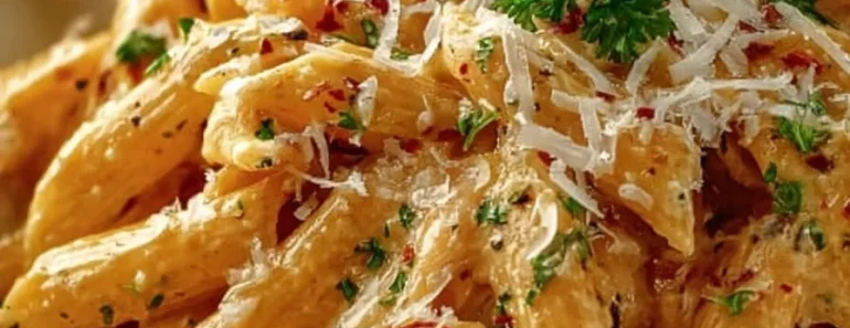 One Pot Creamy Garlic Pasta