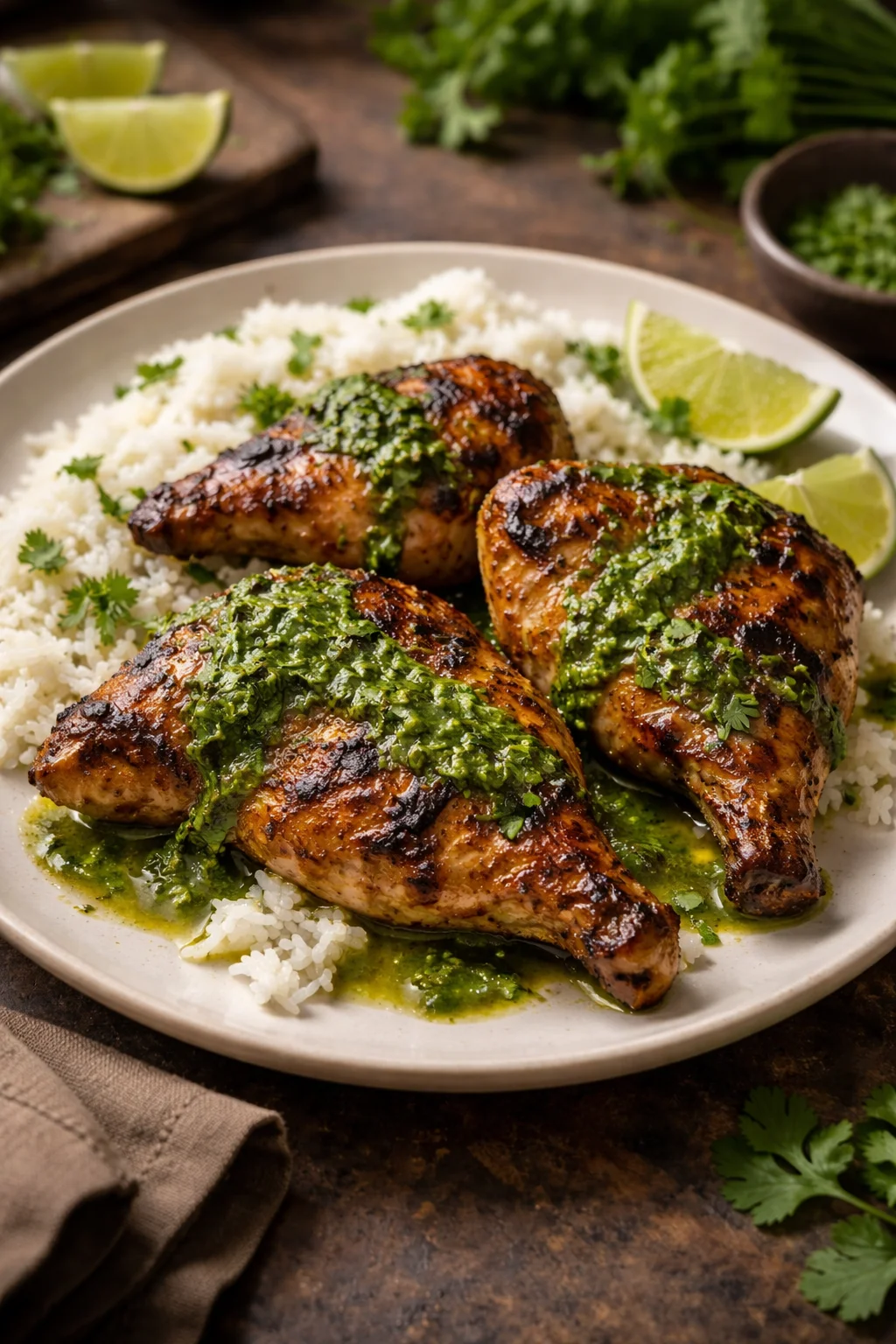 Best Peruvian Chicken with Creamy Green Sauce Recipe