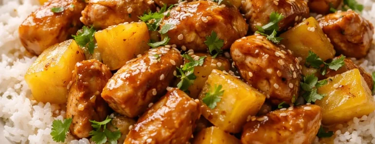 Pineapple Chicken and Rice