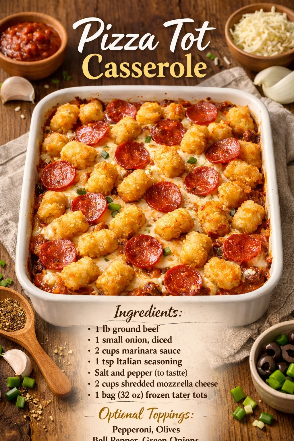 Pizza Tot Casserole: A Beginner's Guide to Comfort Food Heaven