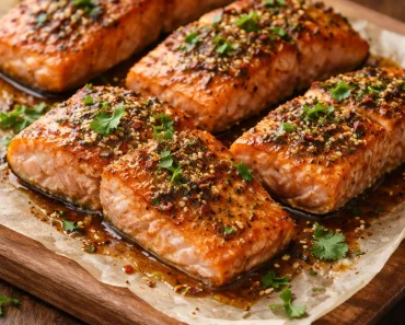 Spicy Salmon Sushi Bake