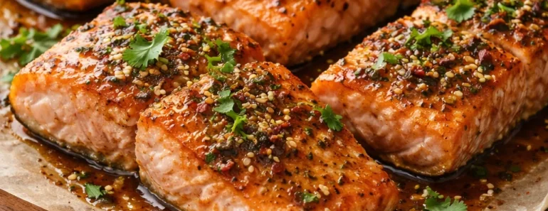 Spicy Salmon Sushi Bake