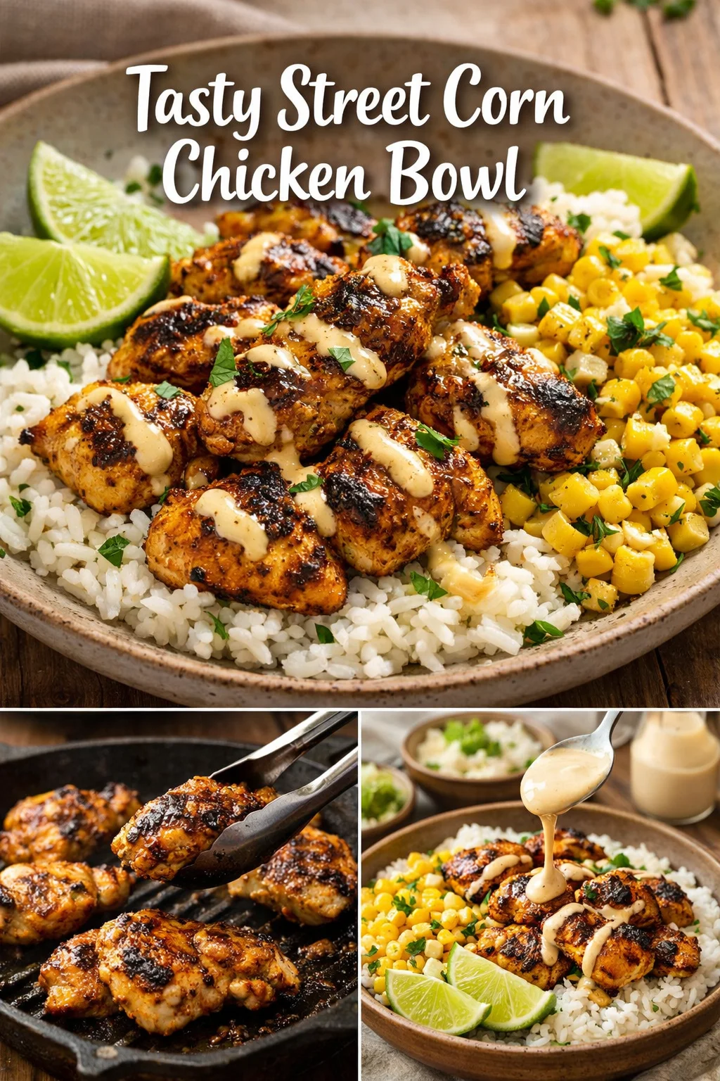 Tasty Street Corn Chicken Bowl