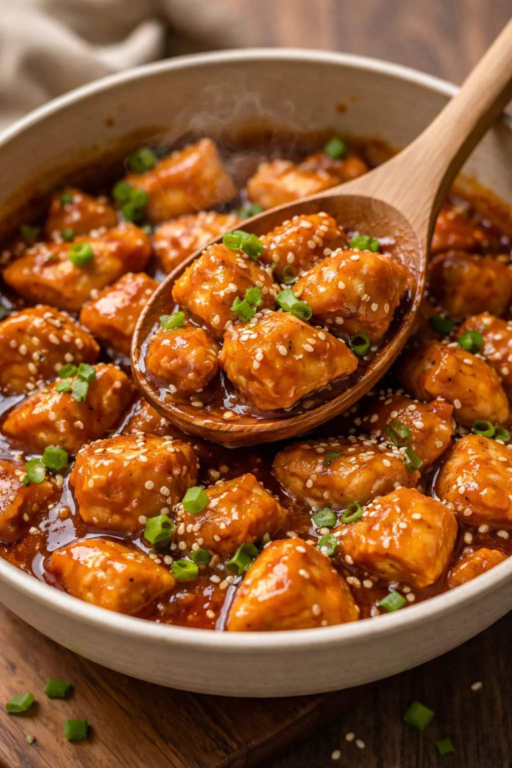 Asian Crockpot Orange Chicken