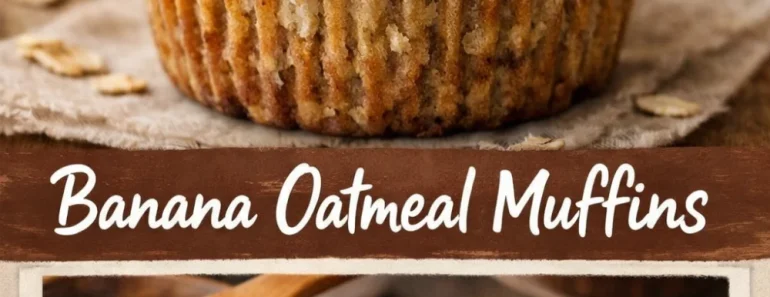 Banana Oatmeal Muffins
