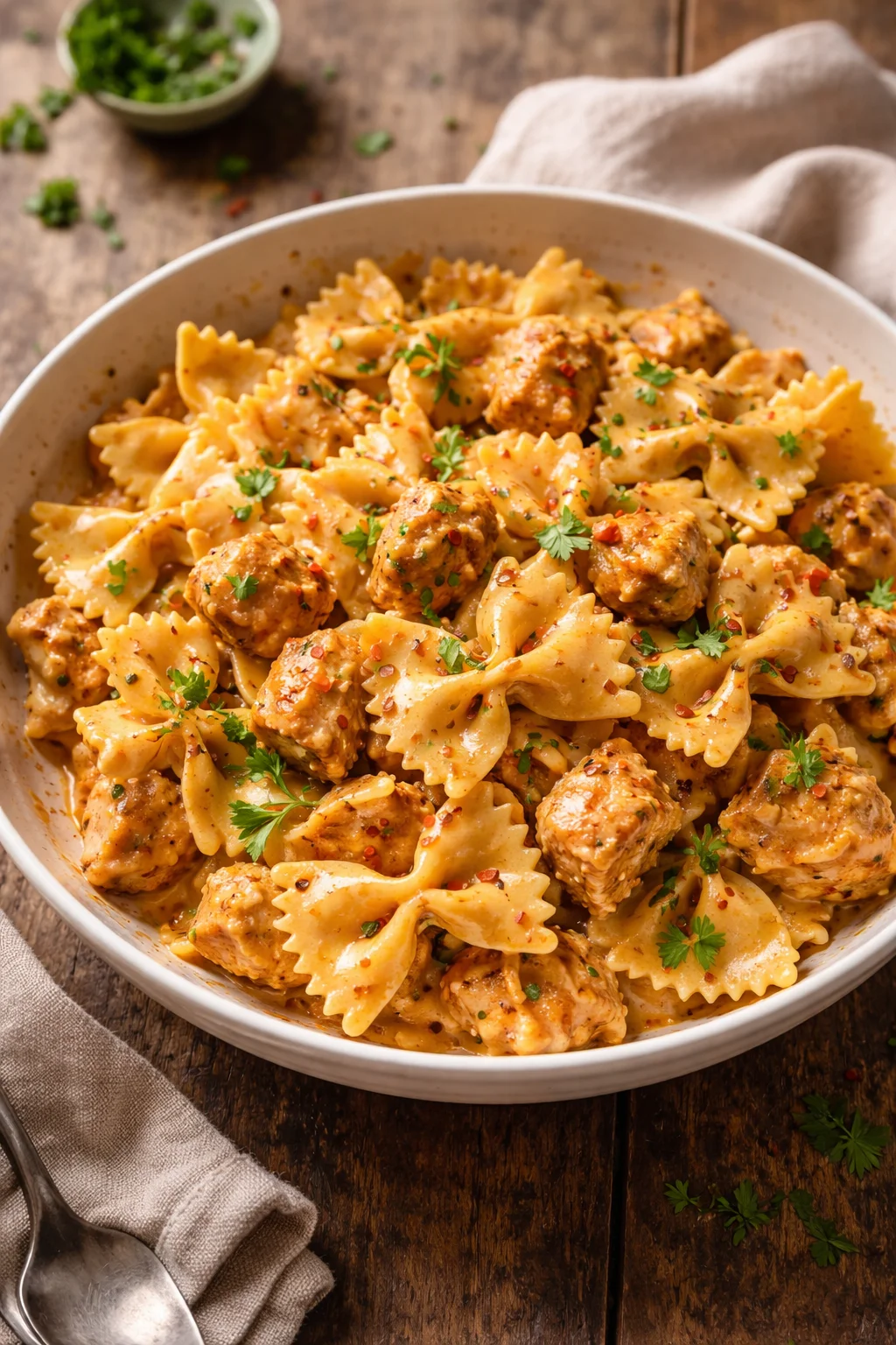 Bang Bang Chicken Pasta