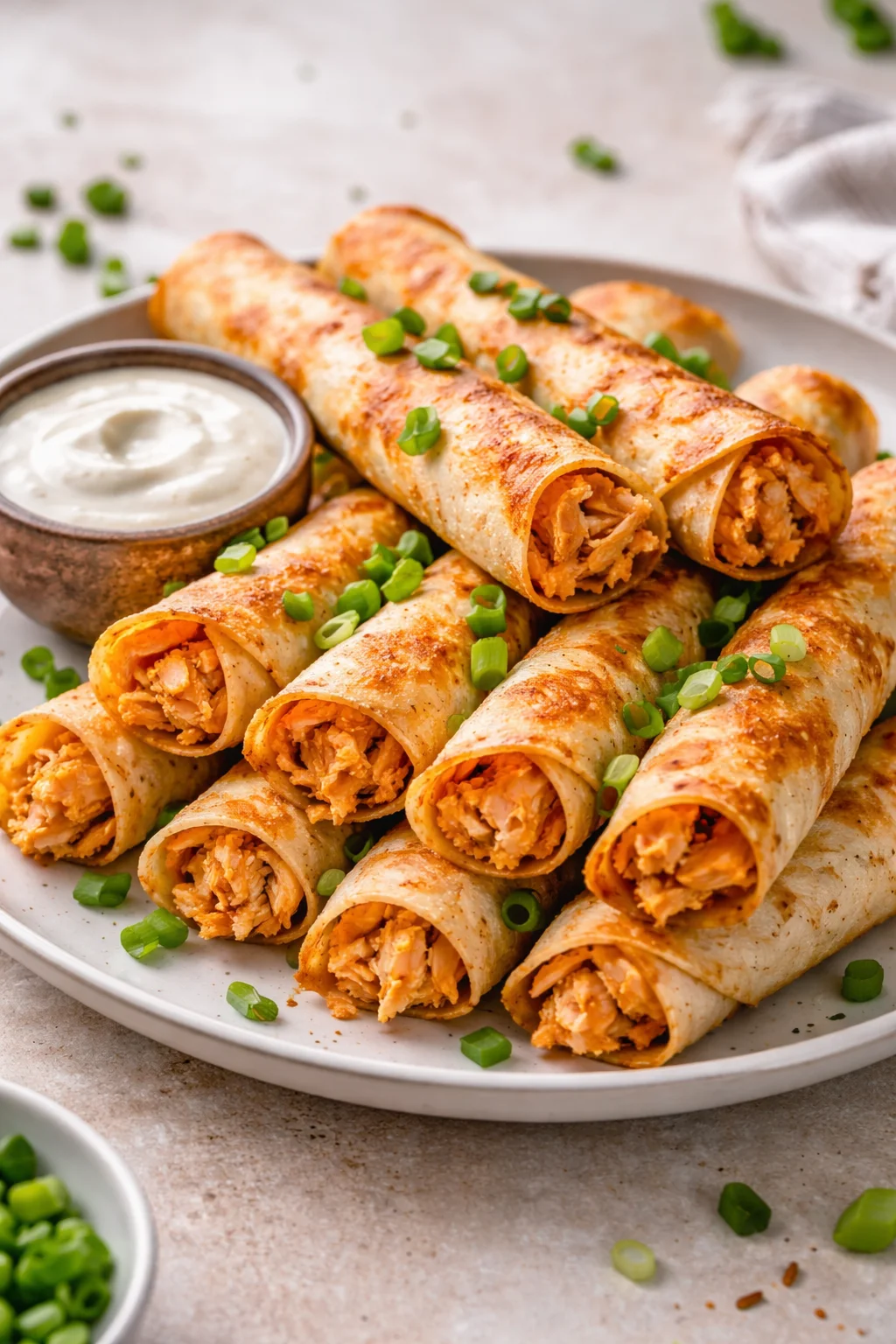 Buffalo Chicken Taquitos