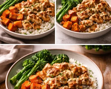 Chicken and Sweet Potato Bowls