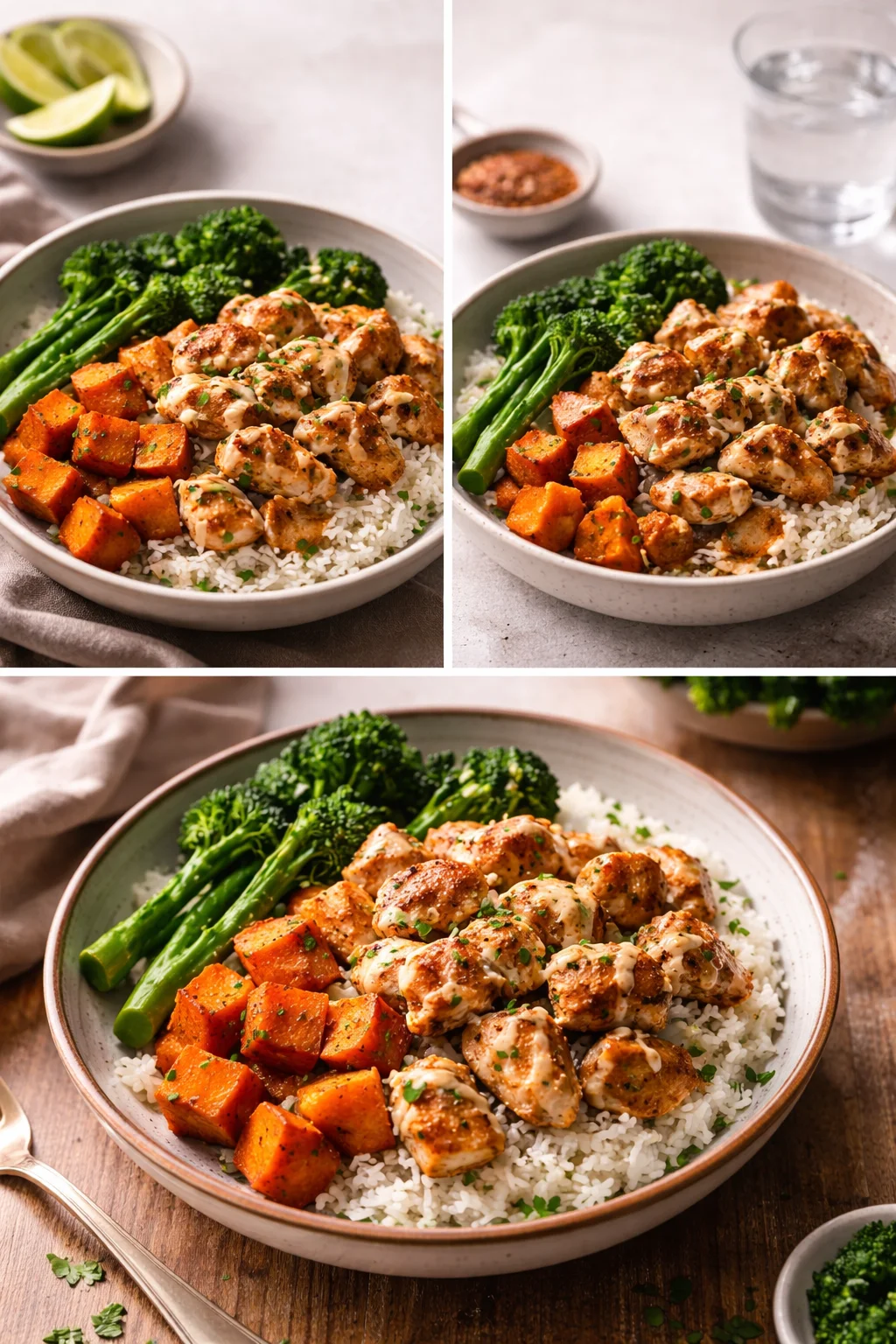 Chicken and Sweet Potato Bowls