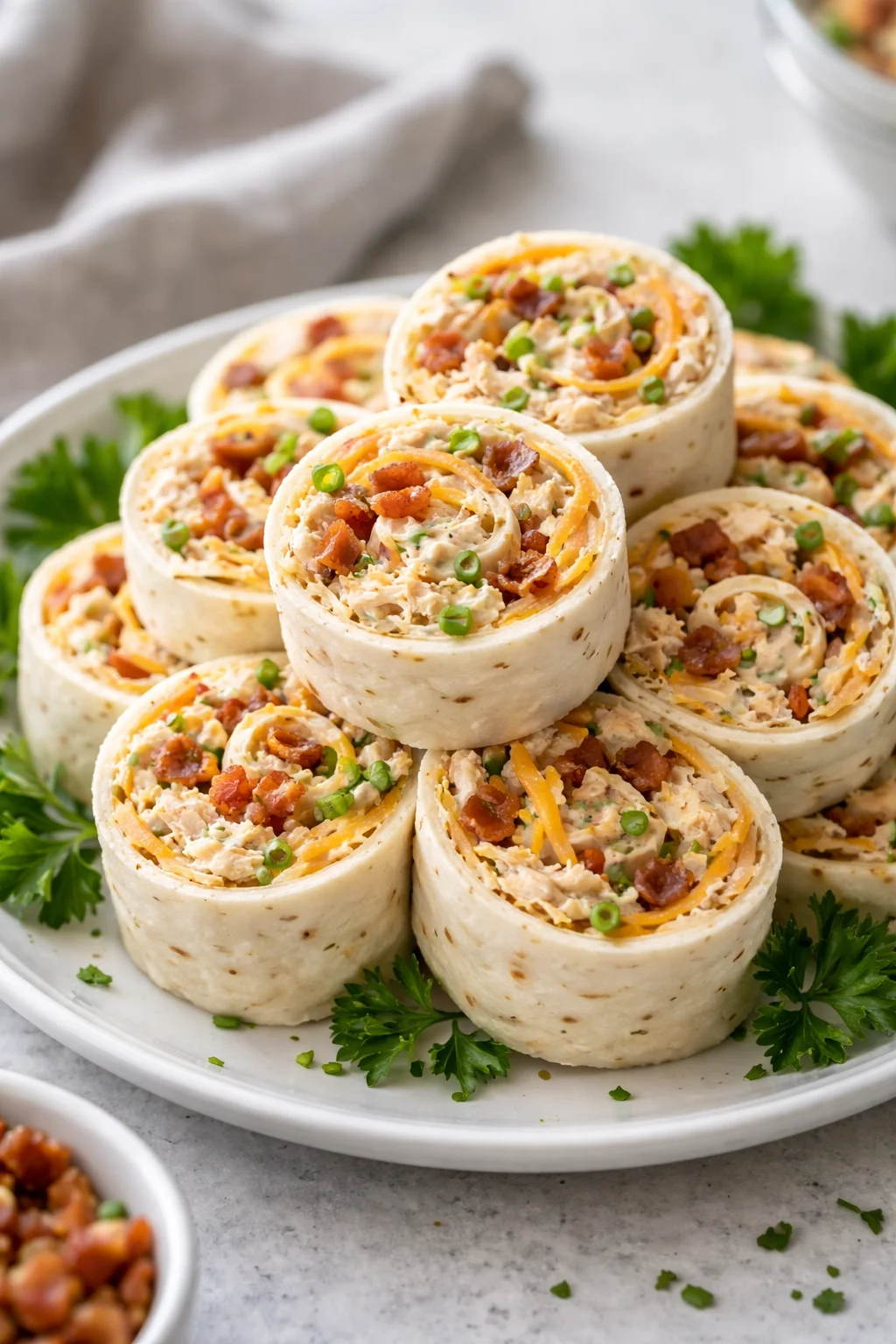 Chicken Bacon Ranch Pinwheels Recipe