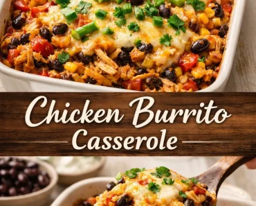 Chicken Burrito Casserole