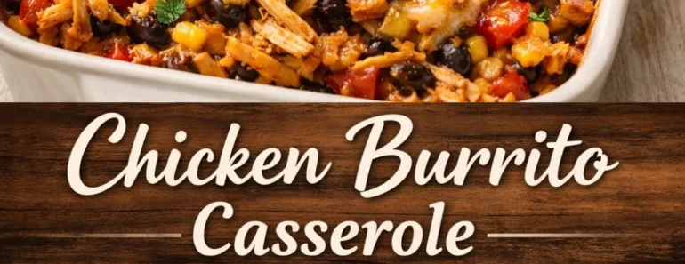 Chicken Burrito Casserole