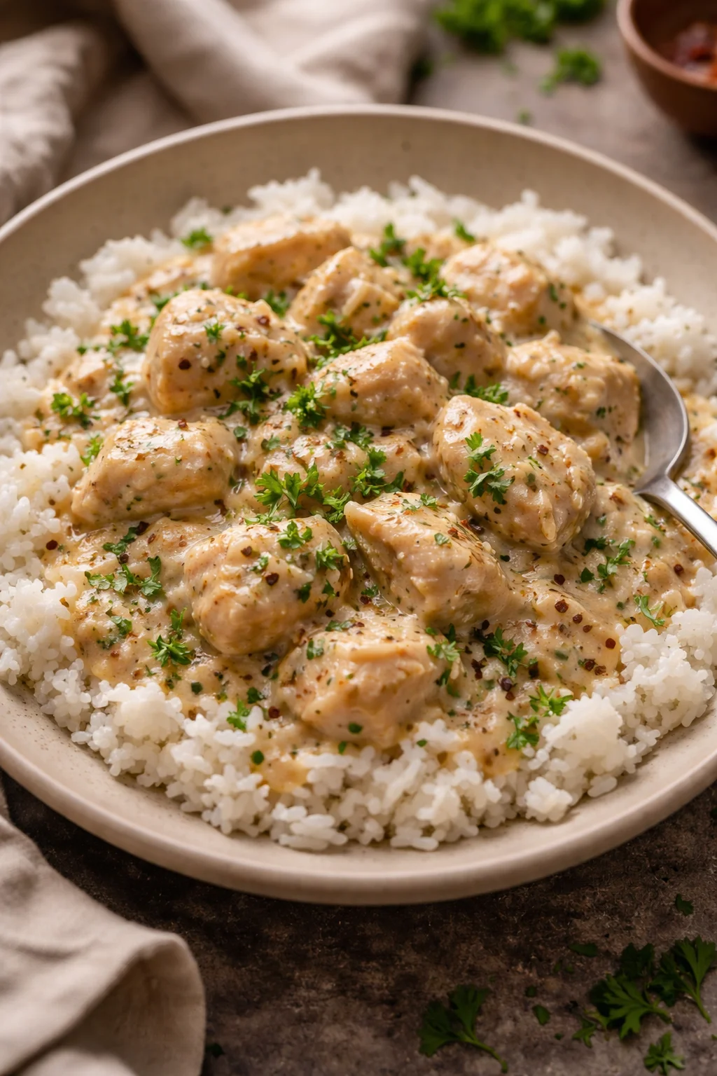 Creamy Chicken and Rice