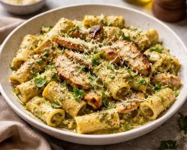 Creamy Pesto Chicken Pasta