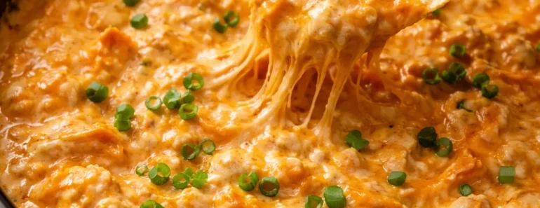 Crockpot Buffalo Chicken Dip