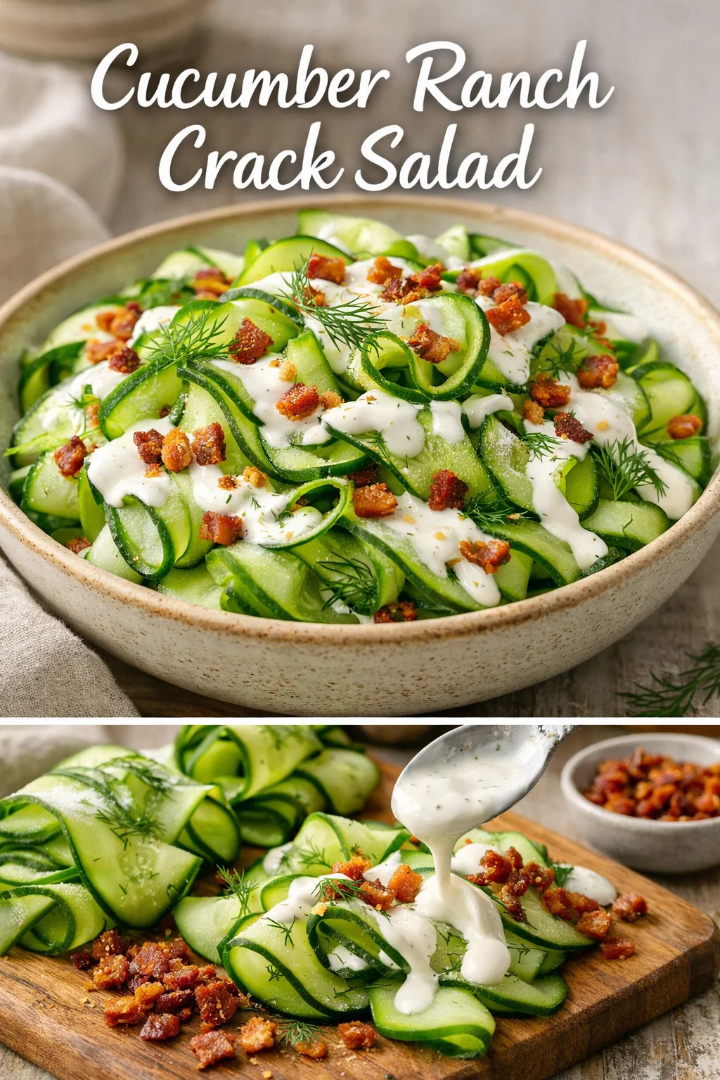 Cucumber Ranch Crack Salad