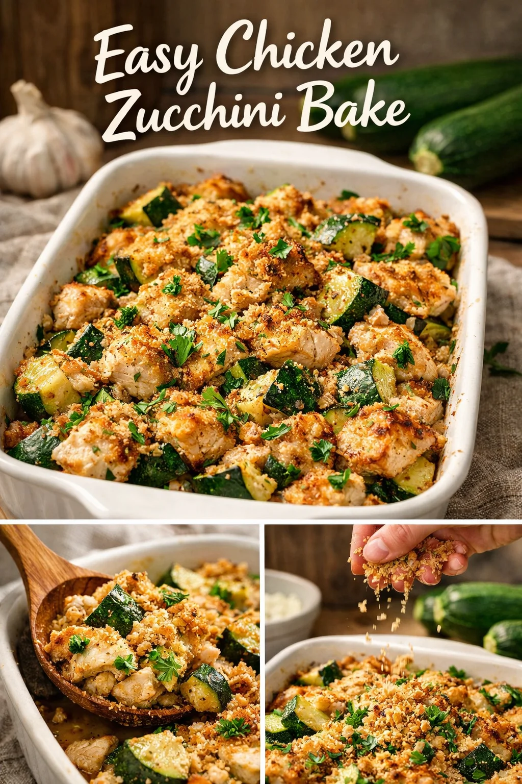 Easy Chicken Zucchini Bake