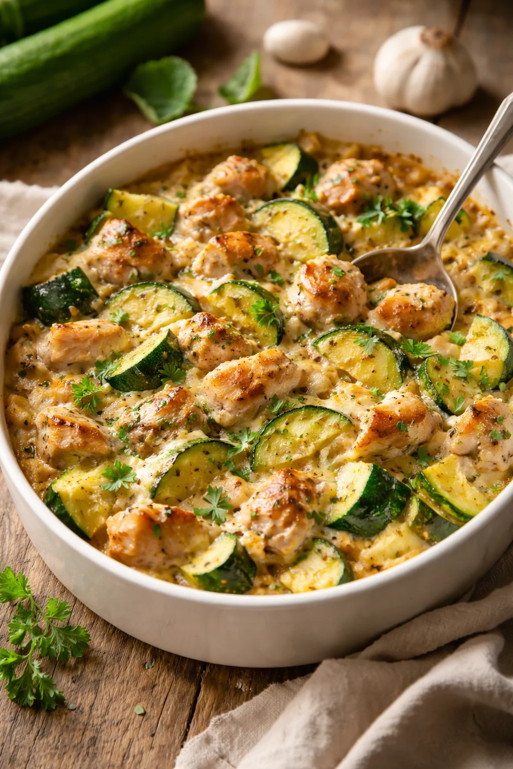 Easy Chicken Zucchini Bake