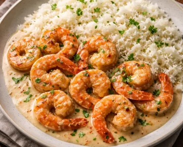 Easy Creamy Garlic Shrimp