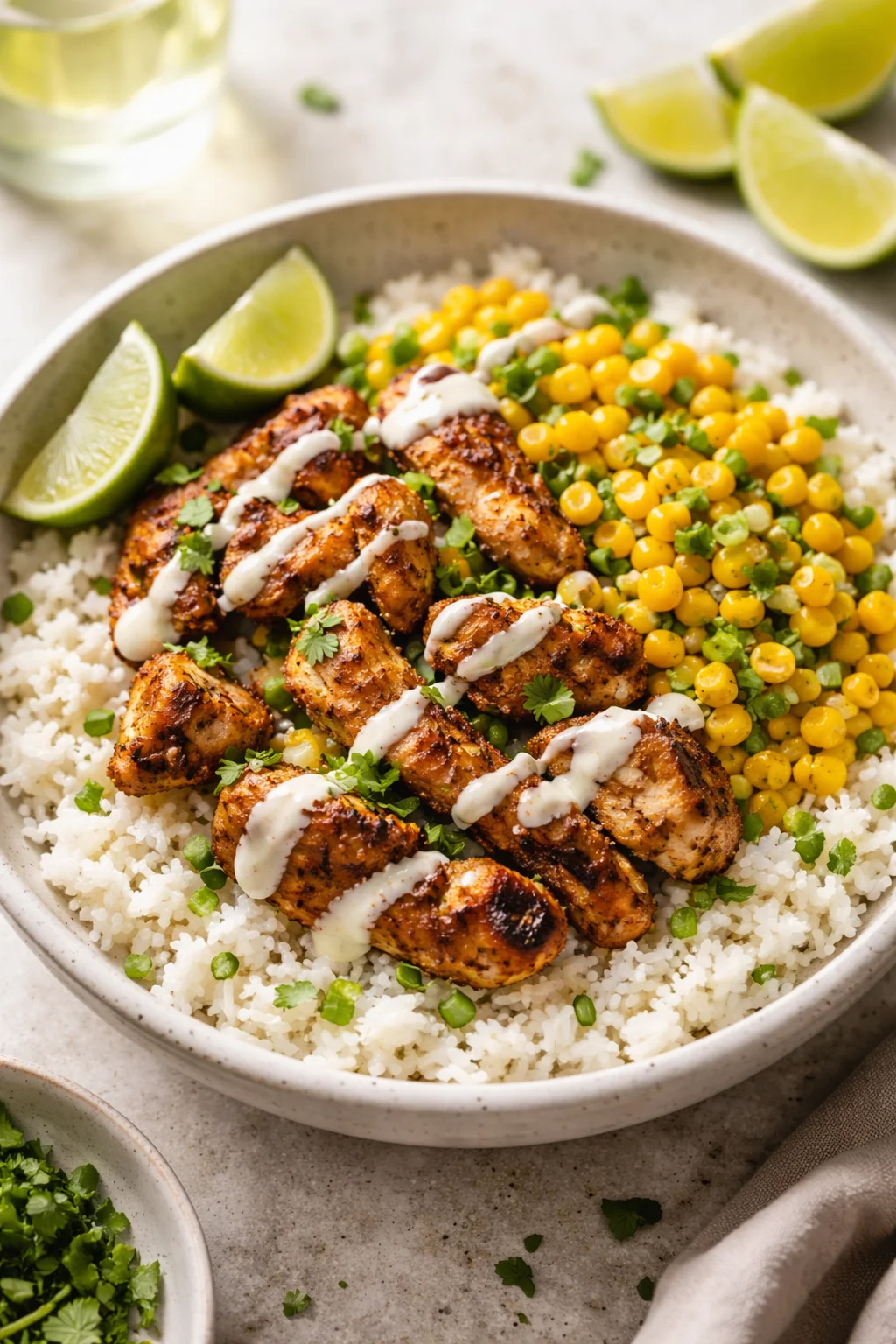 Easy Street Corn Chicken Bowl