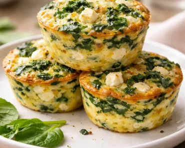 Egg Muffins with Spinach and Feta