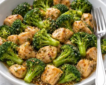 Garlic Butter Chicken and Broccoli