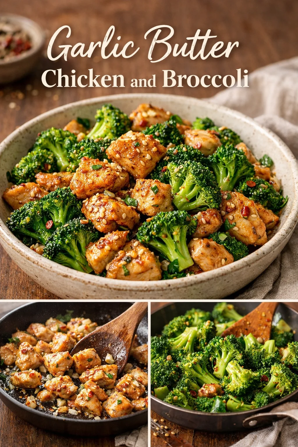 Garlic Butter Chicken Broccoli