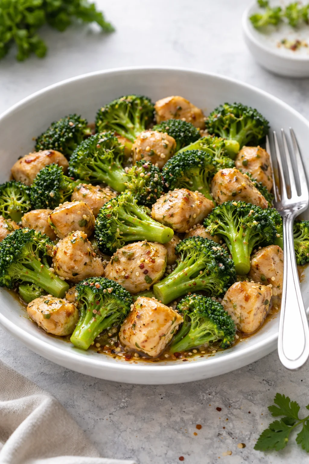 Garlic Butter Chicken Broccoli