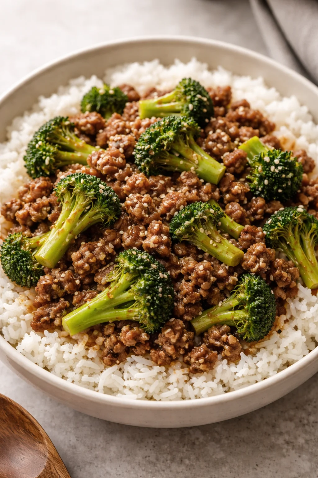 Ground Beef And Broccoli