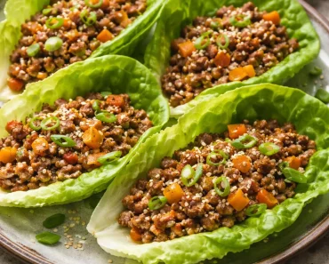 Ground Beef Lettuce Wraps