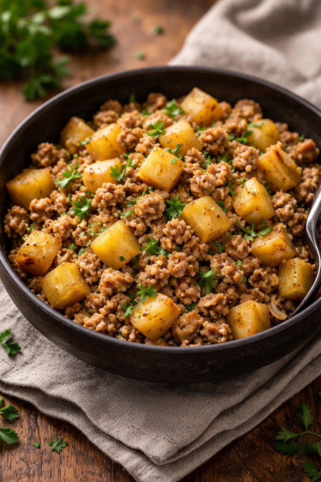 Ground Turkey with Potatoes