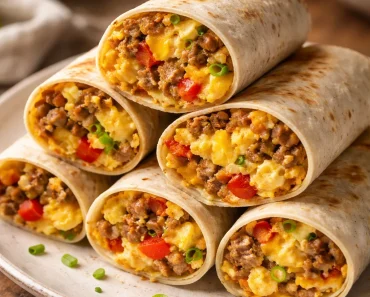 High-Protein Breakfast Burritos