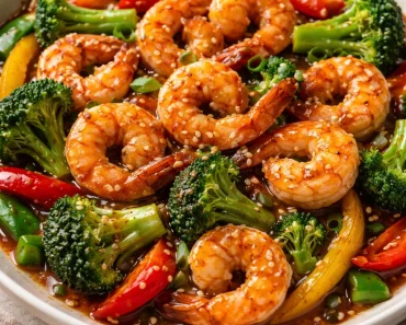 Honey Garlic Shrimp Stir-Fry