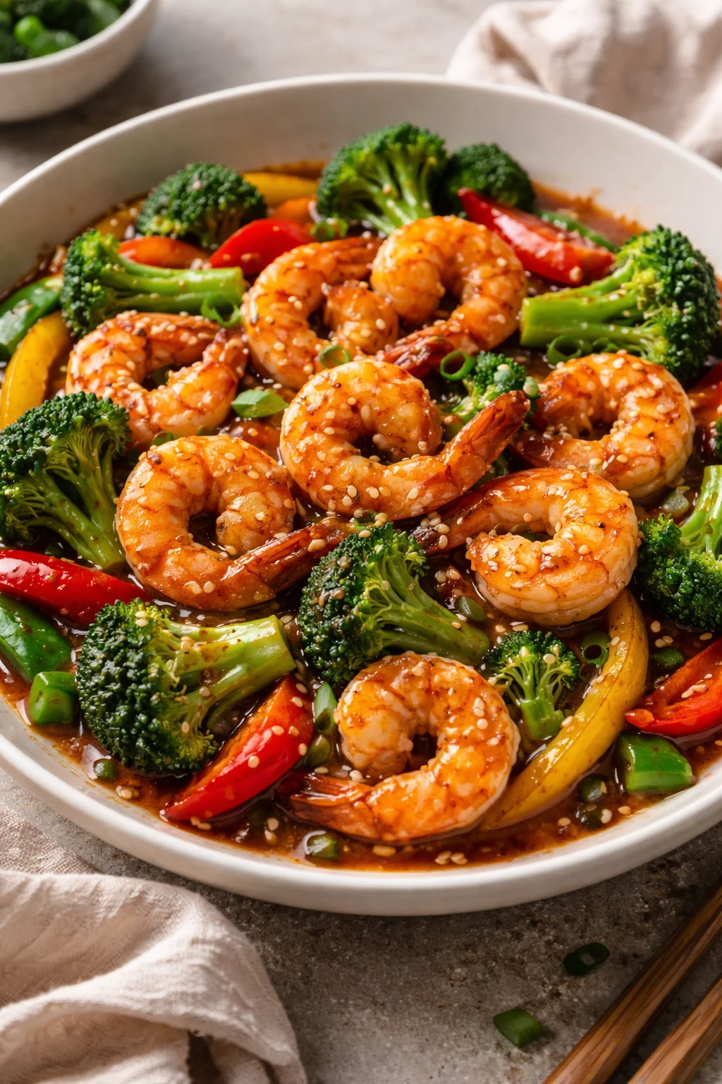 Honey Garlic Shrimp Stir-fry: A Quick, Delicious Dinner!
