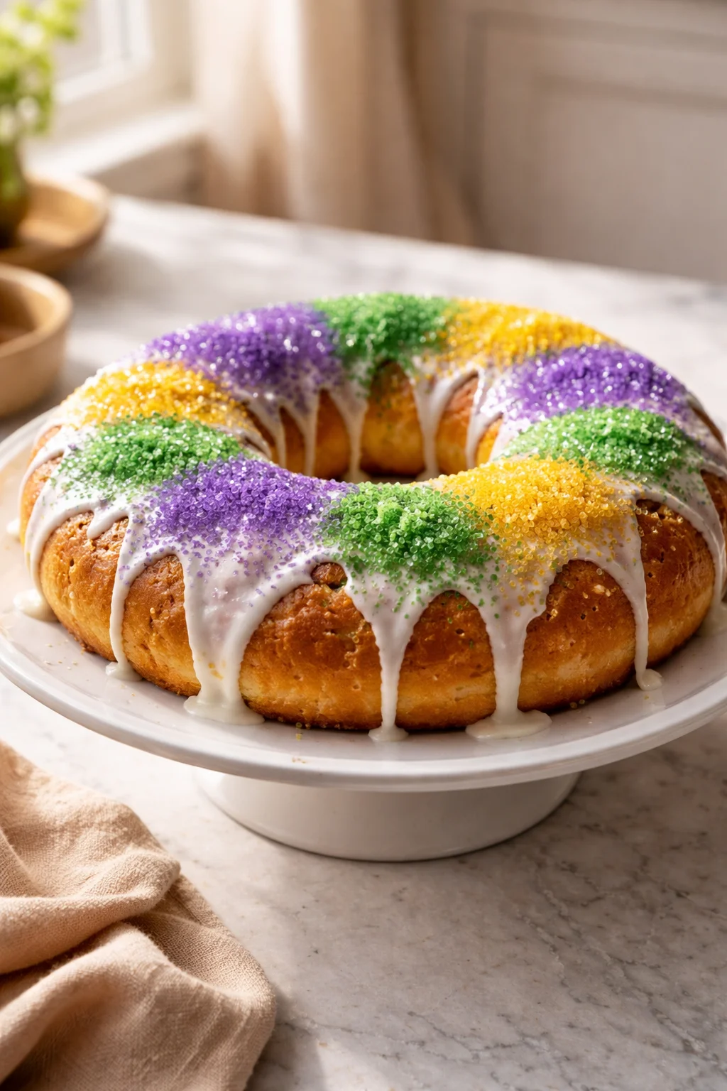 Delicious Mardi Gras King Cake Recipe for Festive Celebrations