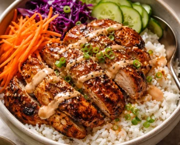Korean BBQ Chicken Bowls