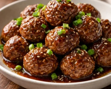 Korean BBQ Meatballs