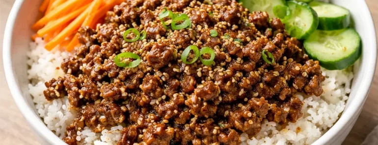 Korean Beef Rice Bowls