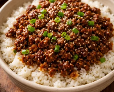 Korean Ground Beef Bowl