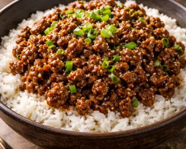 Korean Ground Beef Bowl