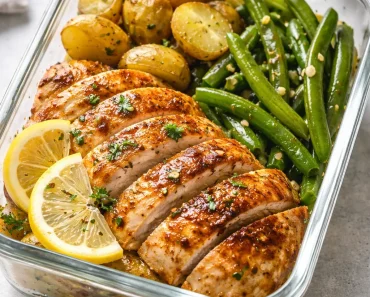 Lemon Garlic Chicken Meal Prep