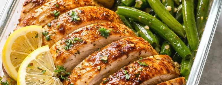 Lemon Garlic Chicken Meal Prep