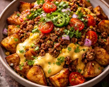 Loaded Fiesta Potato Bowls