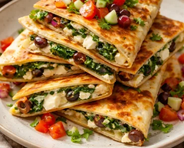 Mediterranean Quesadillas