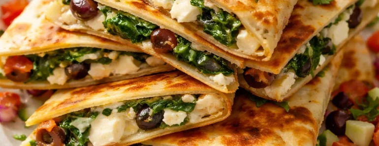 Mediterranean Quesadillas