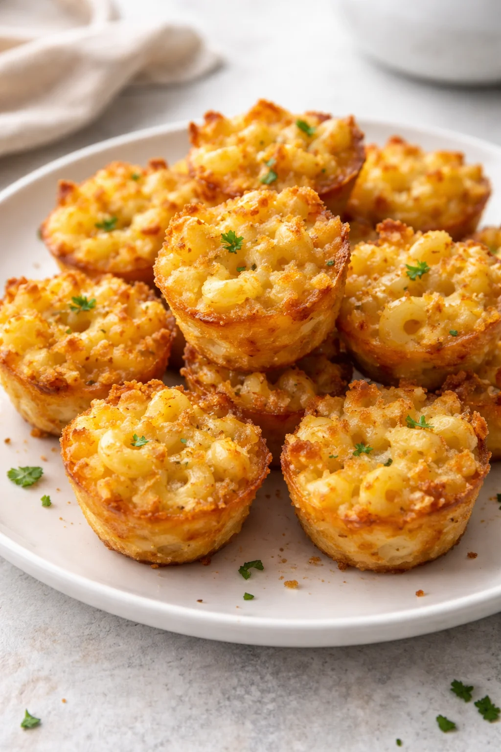 Mini Macaroni and Cheese Bites