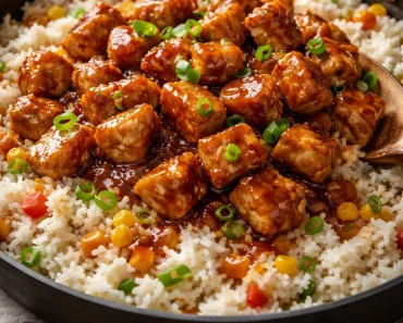 One-Pan Bold Honey BBQ Chicken Rice