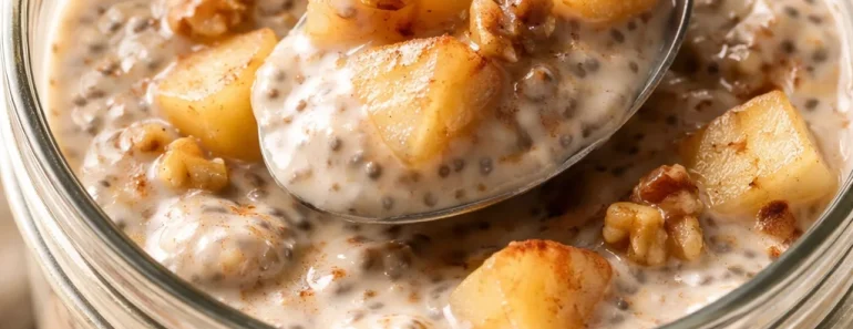 Overnight Apple Chia Pudding
