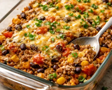 Protein Burrito Casserole